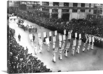 suffragette parade nyc 1913