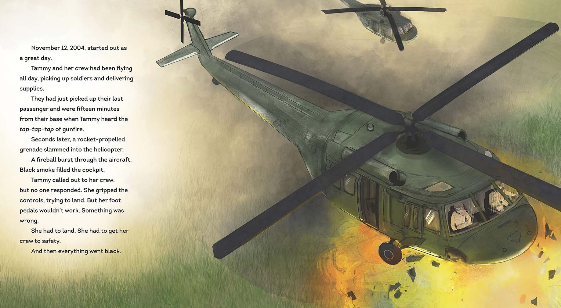 helicopter spread