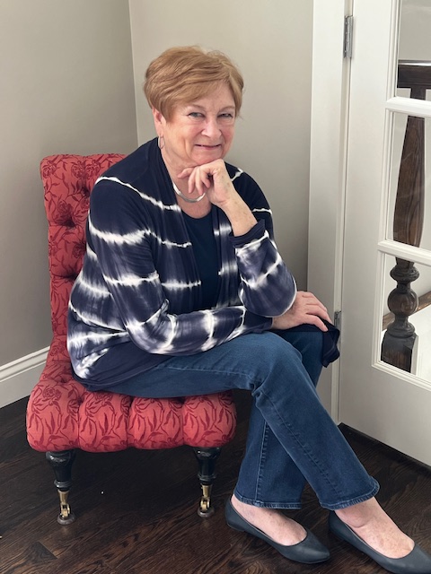 Cathy and the real llittle red chair